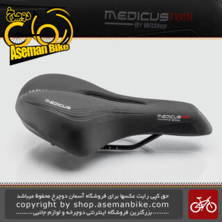 زین دوچرخه پهن طبی ژله ای مدیکوس مدل توین ویتکاپ MEDICUS Bicycle Saddle Twin by Wittkop