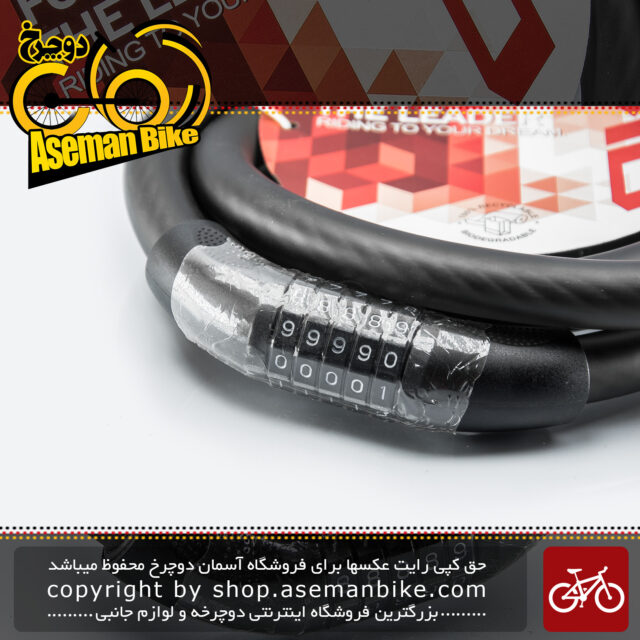 قفل ایمنی رمزدار موتورسیکلت/دوچرخه اوکی مدل 84612 22 در 1800 میلیمتر OK Cable Lock for Bike Lock Number Size 22x1800 MM 84612