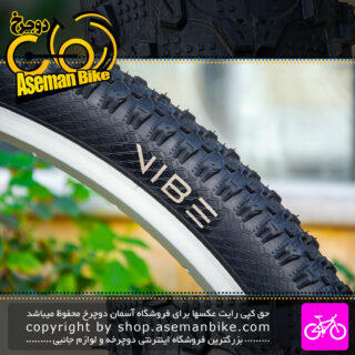 لاستیک دوچرخه کوهستان وایب با سایز 29×2.25 57-622 کد  W-2030-06 مشکی VIBE Speed Bicycle Tire Size 29X2.25 57-622 W-2030-06