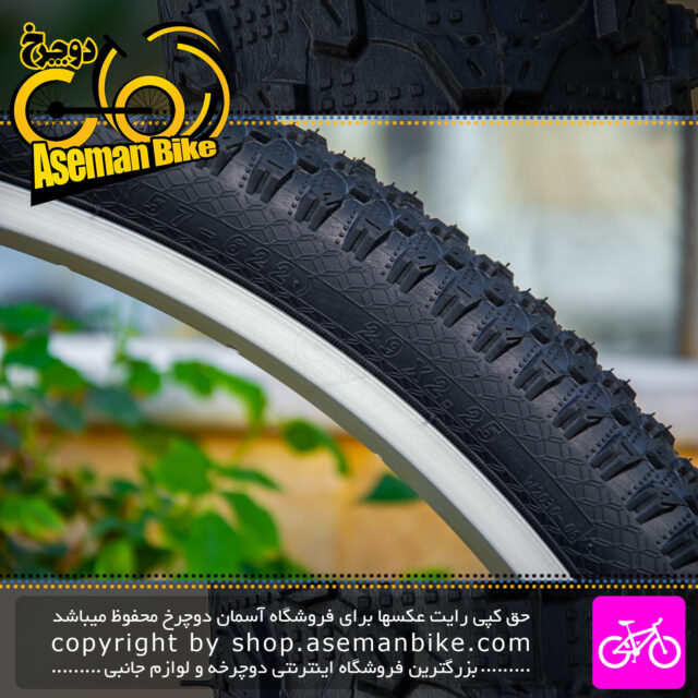 لاستیک دوچرخه کوهستان وایب با سایز 29x2.25 57-622 کد W-2030-06 مشکی VIBE Speed Bicycle Tire Size 29X2.25 57-622 W-2030-06