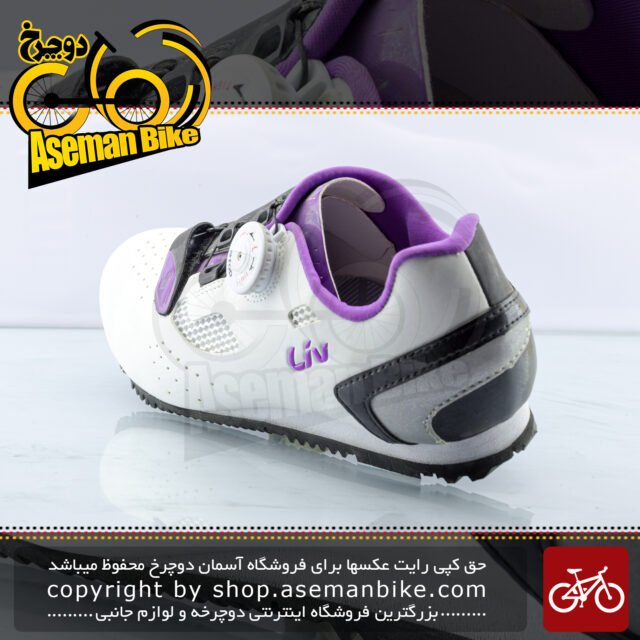 کفش دوچرخه سواری جاینت لیو مدل فاما سایز 39 مشکی بنفش Giant LIV Shoes FAMA 39