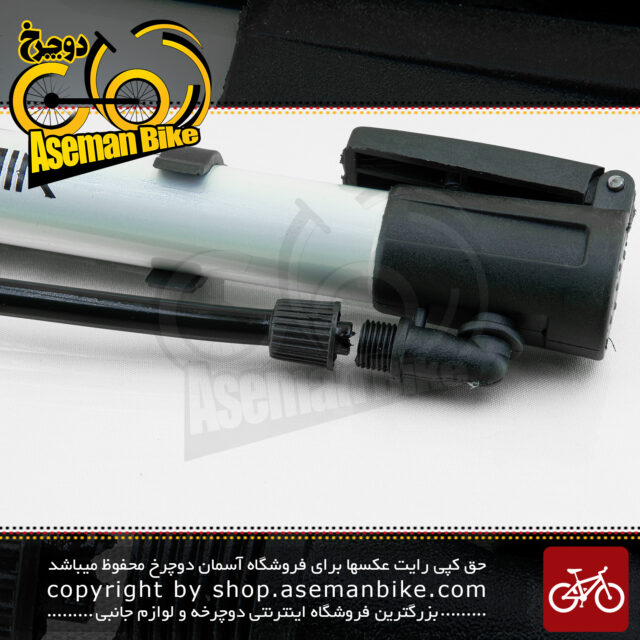 مینی پمپ باد دوچرخه وایب مدل پامپ وی بی 0040 بدنه آلومینیوم تلسکوپی VIBE Bicycle Mini Pump VB0040