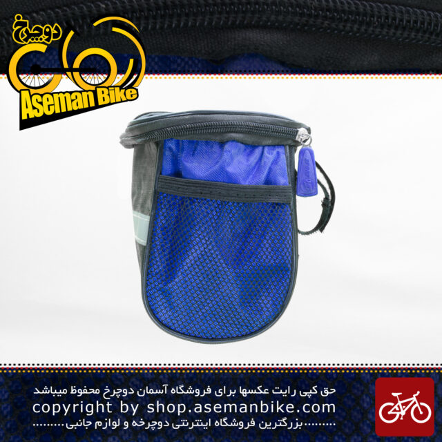 کیف روی بدنه دوچرخه/موتور سیکلت بیاند مدل ادونچر 0309 مشکی آبی Beyond Bicycle Frame Bag Adventure 0309