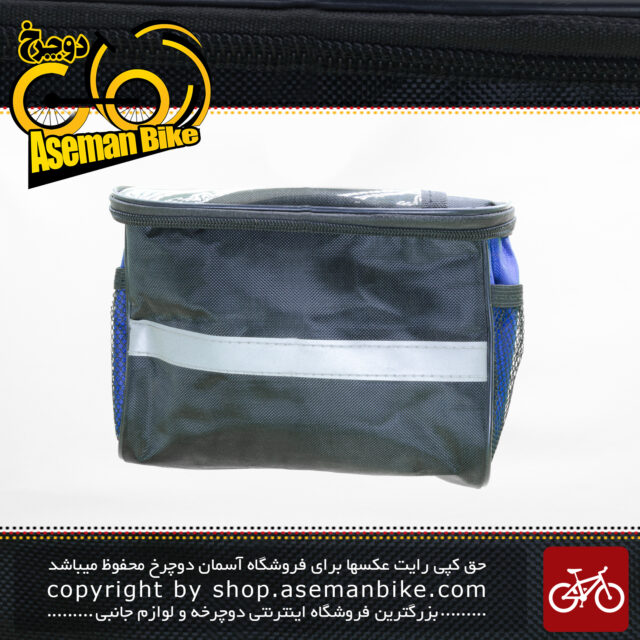 کیف روی بدنه دوچرخه/موتور سیکلت بیاند مدل ادونچر 0309 مشکی آبی Beyond Bicycle Frame Bag Adventure 0309