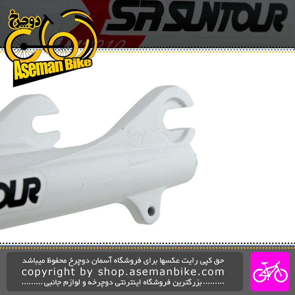 دوشاخ کمک فنر دار دوچرخه سایز 26 اس آر سانتور مدل ام 3010 SR Suntour MTB Bicycle Fork M3010
