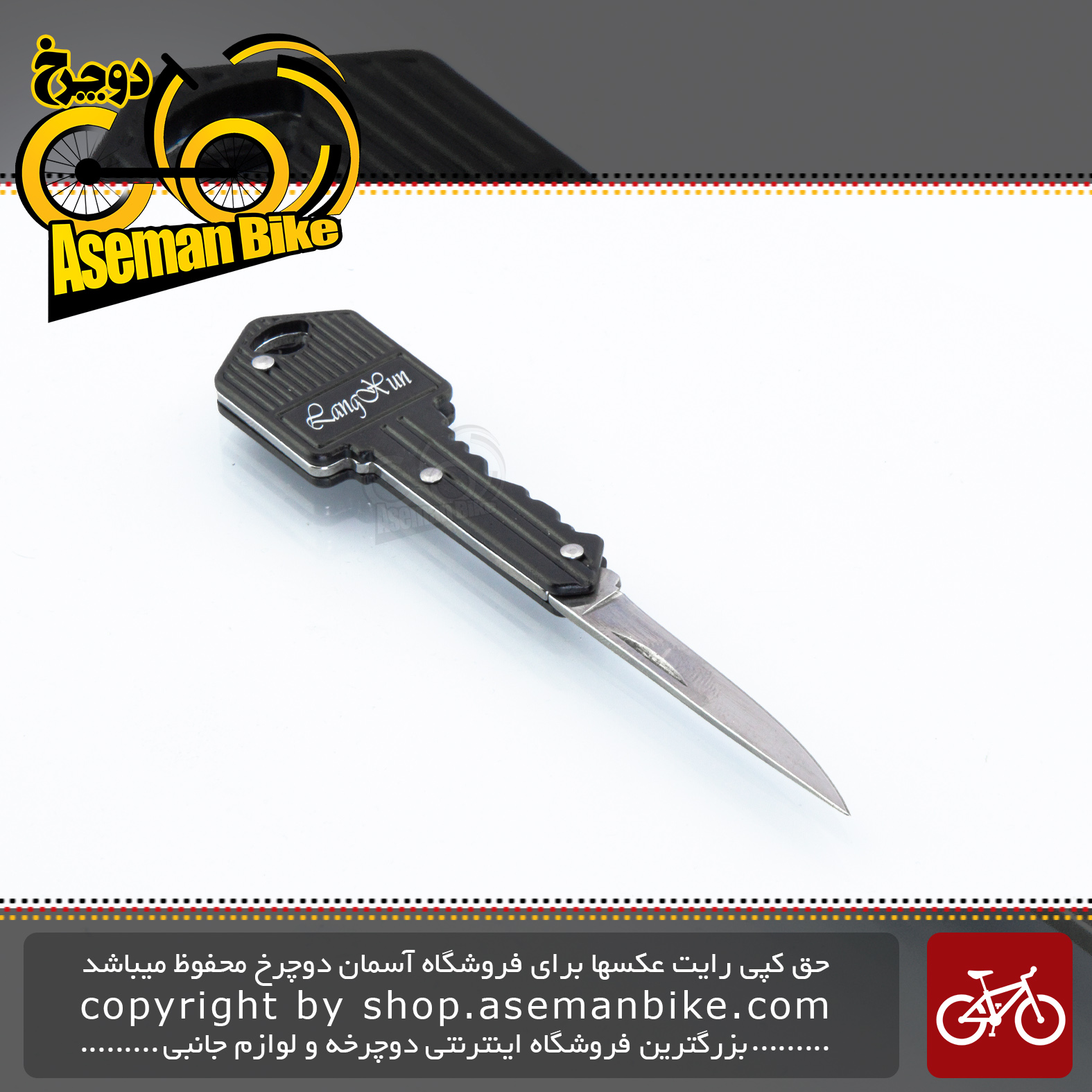 ابزار کاربردی کمپینگ چاقو کلیدی تاشو ام تول مدل 1011 مشکی M-Tool Multi Mini Tool Knife Key 1011 Black