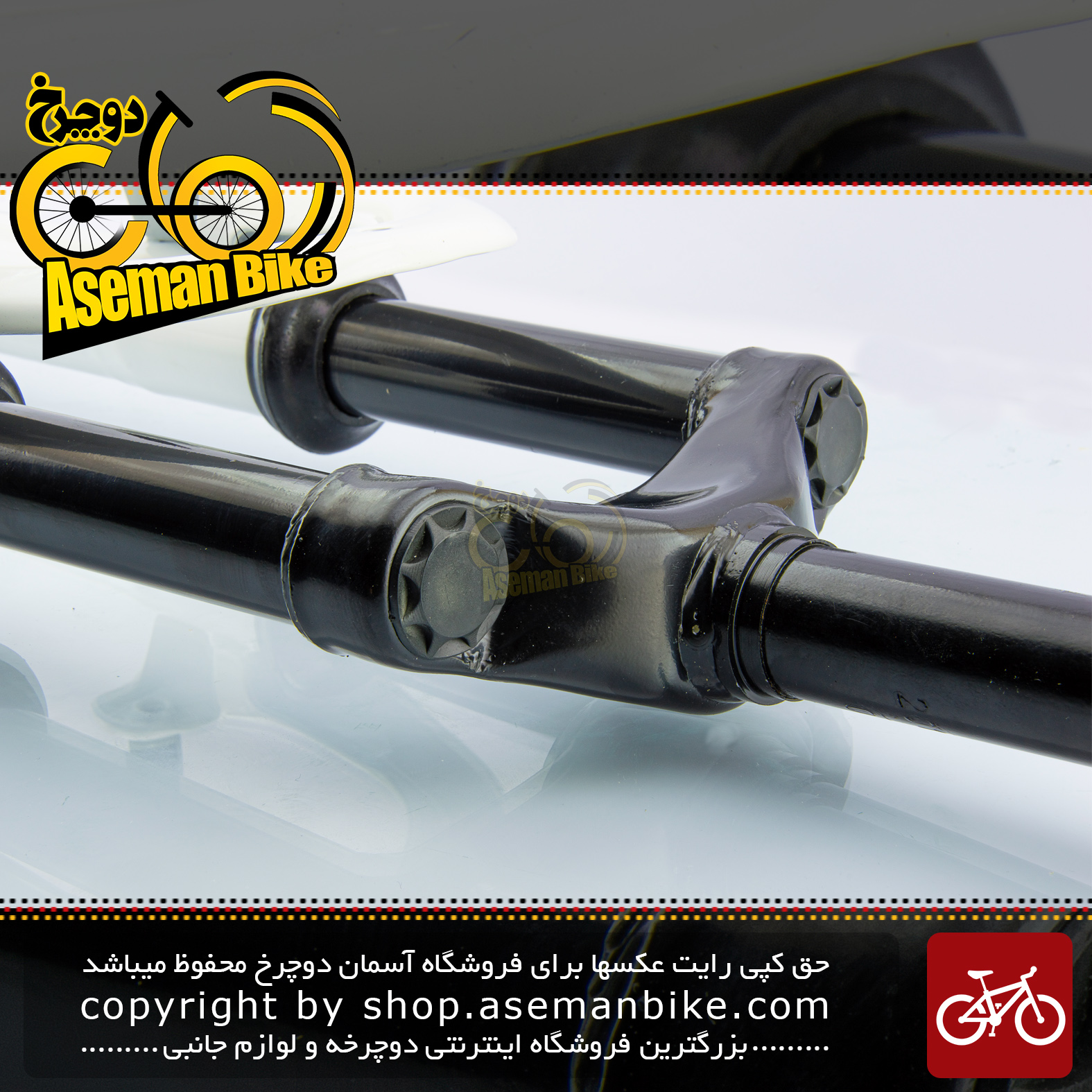 دوشاخ دوچرخه کوهستان کمک فنر دار ردو مدل آر اکس 1 سایز 26 مشکی Reddo Bicycle Suspension Fork RX1 26 Black