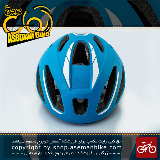 کلاه دوچرخه سواری جاینت مدل STRIVE آبی/سفید سایز 61-55 سانتی متر Giant Bicycle Helmet  STRIVE Cyan/White size 55-61cm