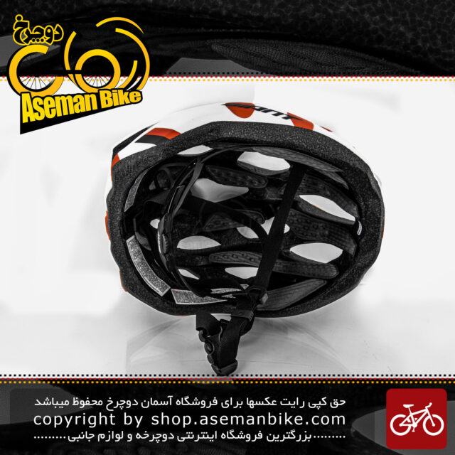 کلاه دوچرخه سواری حرفه ای جاینت تیمی مدل TEAM SUNWEB REV KOMسفید/قرمز سایز 59-55 سانتی متر Giant Bicycle Helmet  TEAM SUNWEB REV KOM Tdf Polka Dot size 55-59cm
