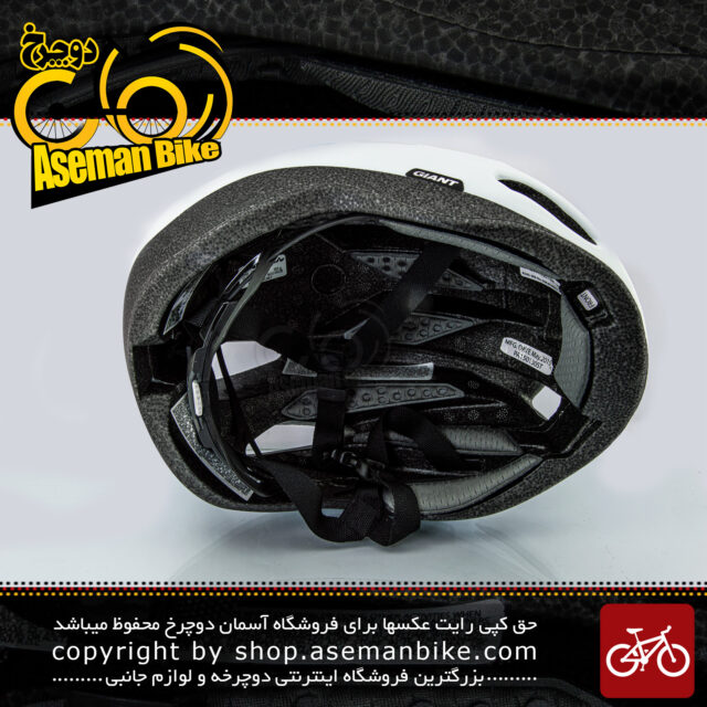 کلاه دوچرخه سواری جاینت مدل RIVET سفید سایز 59-55 سانتی متر Giant Bicycle Helmet  RIVET White size 55-59cm