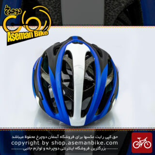 کلاه دوچرخه سواری جاینت مدل ARES TEAM آبی سایز 54-51سانتی متر Giant Bicycle Helmet ARES TEAM BLUE size 51-54 cm