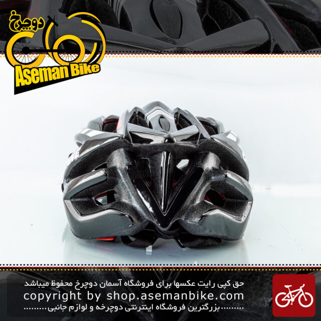 کلاه ایمنی دوچرخه سواری برند جی تان مدل جی 11رنگ مشکی-سفید-قرمز سایز 54الی 63سانتی متر 63-54-Helmet Bicycle  Gitan G11 black- White-Red