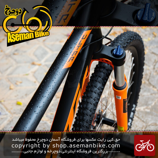 دوچرخه کوهستان کی تی ام اولترا 5.6 مشکی مات و نارنجی سایز 27.5 27 سرعته 2020 MTB Bicycle KTM Ultra 5.6 Matt Black & Orange Size 27.5 27 Speed 2020