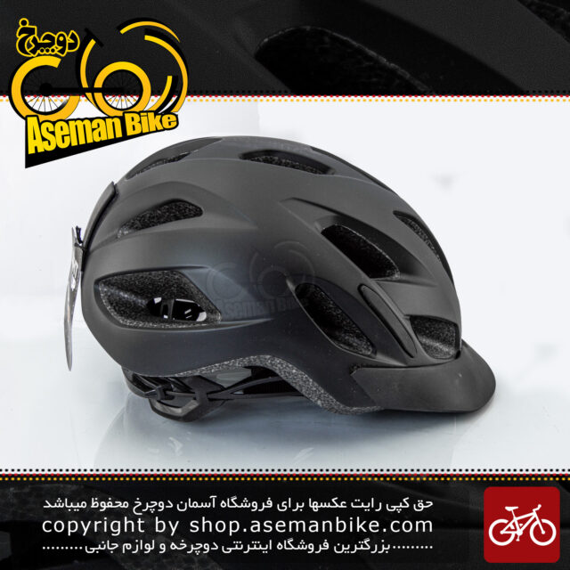 کلاه دوچرخه سواری برند مومنتوم مدل URBAN سیاه مات سایز 57-49 Momentum Bicycle Helmet URBAN Matte Black 49-57 CM 