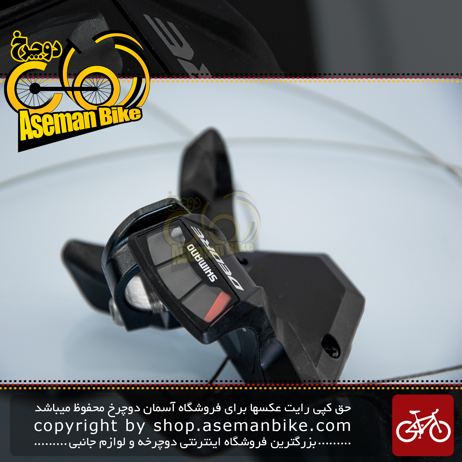 دسته دنده دوچرخه شیمانو ساخت ژاپن 3 در 9 سرعته ام 590 Shimano Bicycle M590 3x9 Speed Shifter Japan