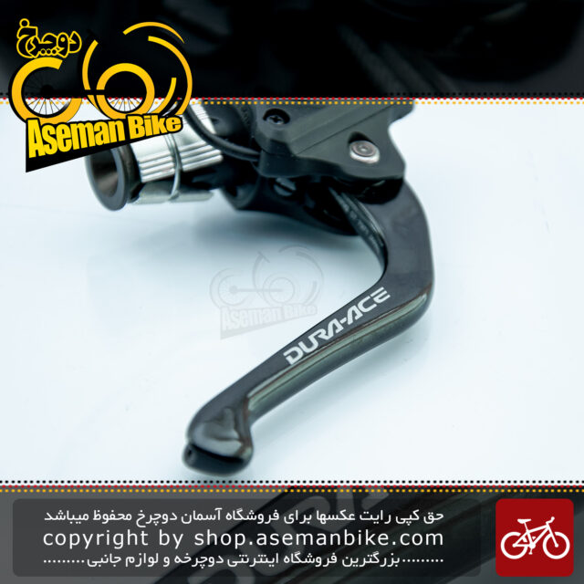 ست دسته دنده/ترمز برقی دوچرخه گورسی جاده شیمانو سری دی آی 2 دورا ایس مدل اس تی 7971 ساخت ژاپن Shimano Japan On-road Bicycle DI2 Shifter/Brake lever Dura Ace ST7971