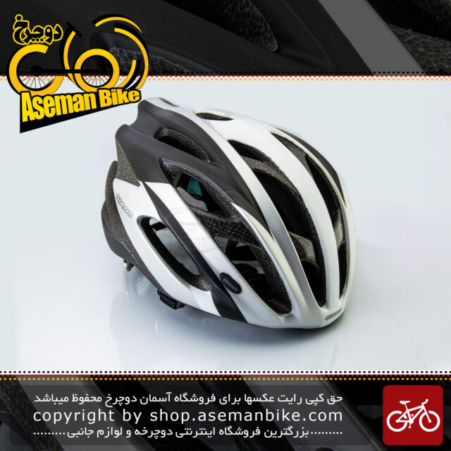 کلاه دوچرخه سواری جاینت مدل ARES نقره ای سایز 54-51سانتی متر Giant Bicycle Helmet ARES Silver size 51-54 cm