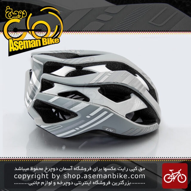 کلاه دوچرخه سواری جاینت مدل ریو لیو خاکستری سایز 61-55 سانتی متر Giant Bicycle Helmet REV LIV Gray size 55-61cm