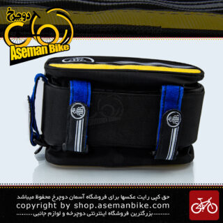 کیف روی تنه دوچرخه بی تی بی دارای جیب جانبی مدل گرینی زرد BTB Bicycle Saddle Bag Greny Yellow