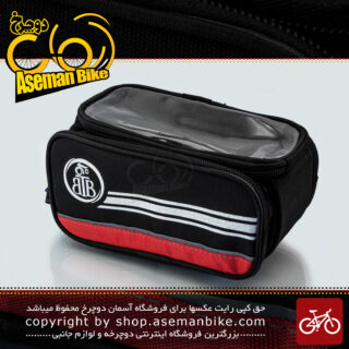 کیف روی تنه دوچرخه بی تی بی دارای جیب جانبی مدل گرینی قرمز BTB Bicycle Saddle Bag Greny Red