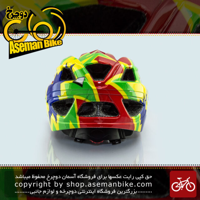 کلاه ایمنی دوچرخه سواری بچه گانه قناری مدل کا ال 30 وایکیک 15 قرمز- زرد Canary Bicycle Helmet Kids Ka-L30 Waikik15 Red-Yellow