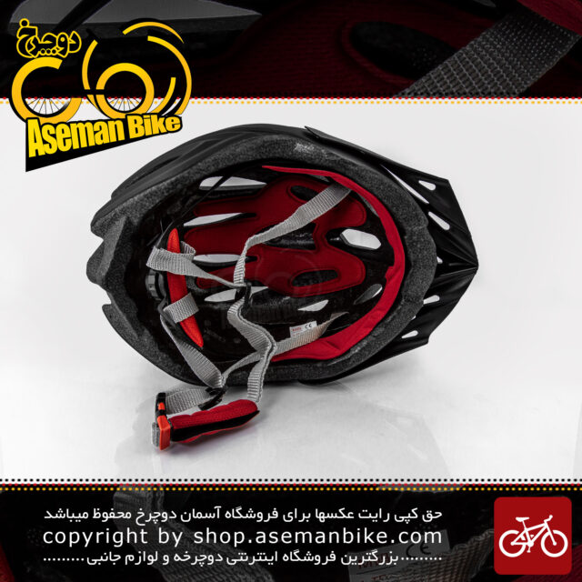 کلاه دوچرخه سواری برزرک مشکی-سفید سایز 62-58سانتی متر BERSERK Bicycle Helmet Black-White size 58-62cm