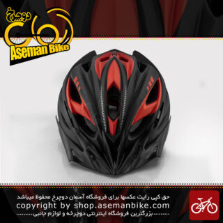 کلاه دوچرخه سواری برزرک مشکی-قرمز سایز 62-58سانتی متر BERSERK Bicycle Helmet Black-RED size 58-62cm