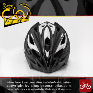 کلاه دوچرخه سواری برزرک مشکی-سفید سایز 62-58سانتی متر BERSERK Bicycle Helmet Black-White size 58-62cm