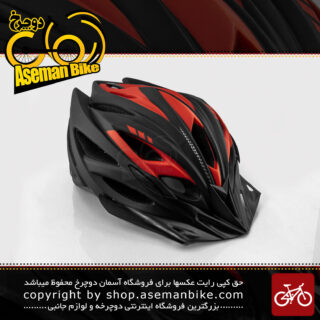 کلاه دوچرخه سواری برزرک مشکی-قرمز سایز 62-58سانتی متر BERSERK Bicycle Helmet Black-RED size 58-62cm