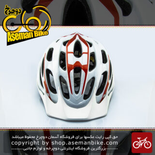 کلاه دوچرخه سواری جاینت مدل ALLY سفید-قرمز سایز 64-60 سانتی متر Giant Bicycle Helmet ALLY White/Red size 60-64cm