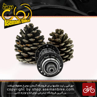 توپی جلو دوچرخه شان فنگ آلومینیومی 36 سوراخ مشکی SHUNFENG Bicycle Front Hub 36 hole Black