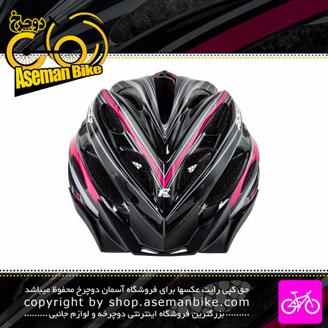 کلاه دوچرخه سواری راکی مدل اچ بی 31 مشکی صورتی Rocky Bicycle Helmet HB31 58-61cm Black Pink