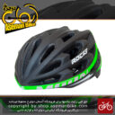 کلاه دوچرخه سواری راکی مدل KS29 سایز لارج رنگ مشکی سبز Helmet Bicycle Rocky KS29 Size L Black & Green