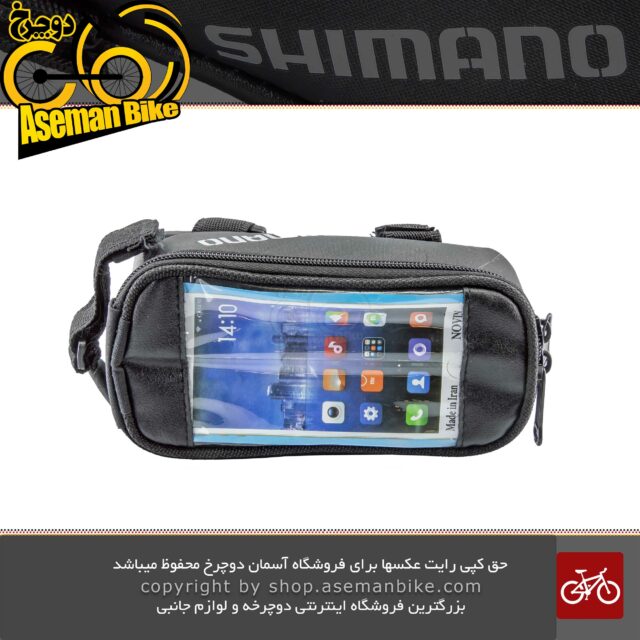 کیف روی تنه دوچرخه برند شیمانو مدل واتن مشکی SHIMANO Bicycle Saddle Bag VATEN Black