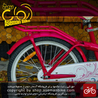 دوچرخه استوک قناری مدل جنی سایز 20 صورتی Stock Bicycle Canary Jenny Size 20 Pink
