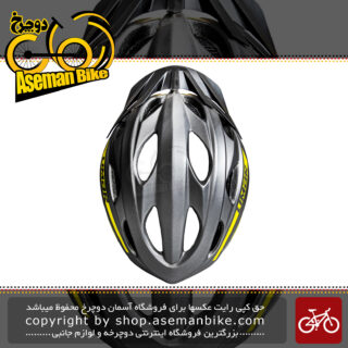 کلاه ایمنی دوچرخه کوهستان برند لیمار مدل 545 سایز مدیوم 52 تا 57 سانت رنگ زرد تیتانیوم مات طراحی ایتالیا Limar MTB Bicycle Helmet 545 M 52-57cm Matt Titanium Yellow Italy
