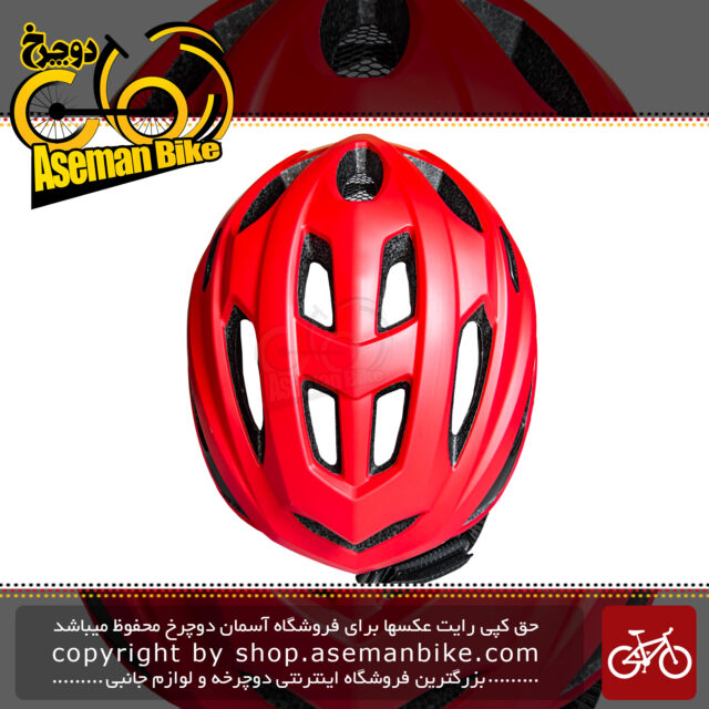 کلاه ایمنی دوچرخه کوهستان لیمار مدل 797 سایز لارج 58 تا 62 سانت سوپر سبک وزن چراغ خطر 0.3 وات رنگ قرمز مات طراحی ایتالیا Limar MTB Bicycle Helmet 797 L 57-62cm Matt Red Italy