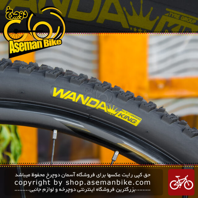 لاستیک تایر دوچرخه کوهستان برند وندا کینگ سایز 27.5 با پهنای 2.125 اینچ Wanda King MTB Tire Size 27.5x2.125 Inch
