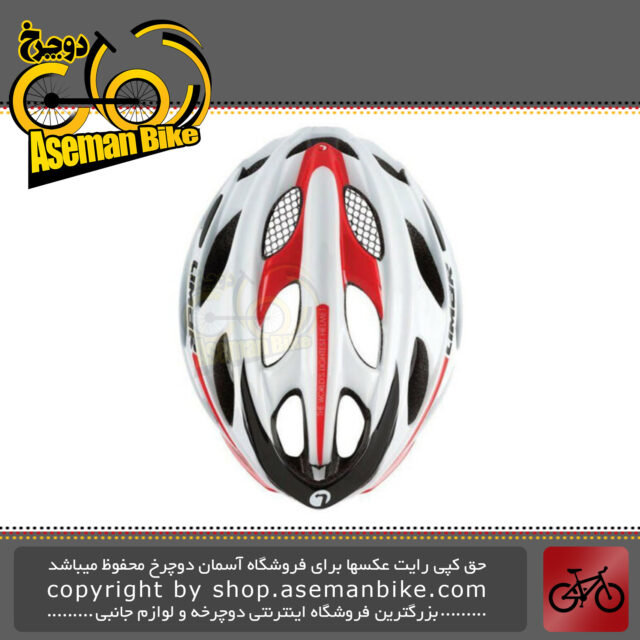 کلاه ایمنی دوچرخه کورسی جاده برند لیمار مدل اولترالایت پلاس سایز لارج 57 تا 61 سانت رنگ سفید آبی طراحی ایتالیا Limar Onroad Bicycle Helmet Ultralight+ L 57-61cm White Red Italy