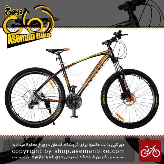 دوچرخه کوهستان شهری حرفه ای برند کراس مدل پیک سایز 27.5 Cross Bicycle MTB PEAK 27.5