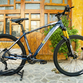دوچرخه کوهستان دبلیو استاندارد مدل پرو تی 2 ست دیور سایز 27.5 رنگ آبی کاربنی 2021 W-Standard MTB Bicycle PRO T2 Shimano Deore Set 27.5 2021 Carbon Blue