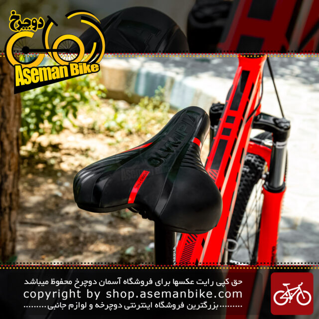 دوچرخه کوهستانی/شهری المپیا مدل آلوی اسپورت سایز 24 رنگ قرمز اسکارلت 21 سرعته Olympia MTB Bicycle Alloy Sport Size 24 Scarlet 21 Speed