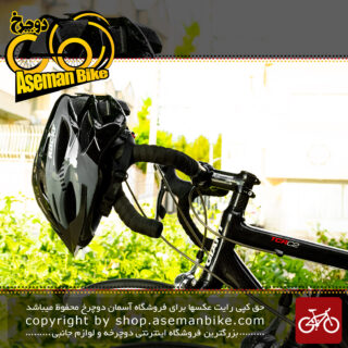کلاه دوچرخه سواری راکی مدل ام وی 50 کد بلک 2 آر اس سایز لارج 58 تا 61 سانت مشکی نوک مدادی Rocky Bicycle Helmet MV50 CodeBlack 2RS L 58-61cm Black-Graphite` Grey
