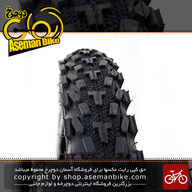لاستیک دوچرخه توتی سایز 20 در 2.40 توان باد 65 پی اس آی عاج تی شکل TOTI Bicycle Tyre 20x2.40 T-Tread 65psi