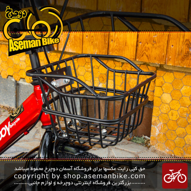 دوچرخه بچگانه برند کول بوی سایز 16 رنگ قرمز Kids Bicycle Coolboy Size 16 Red