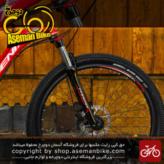 دوچرخه کوهستان برند فونیکس مدل ZK400 سایز 26 رنگ قرمز با سیستم دنده 24 سرعته MTB Bicycle Phonix ZK400 Size 26 Red 24 Speed