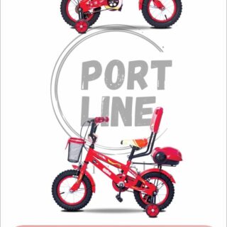 دوچرخه بچگانه برند پورت لاین مدل چیچک سایز 12 رنگ قرمز Kids Bicycle Port Line Chichak Size 12 Red