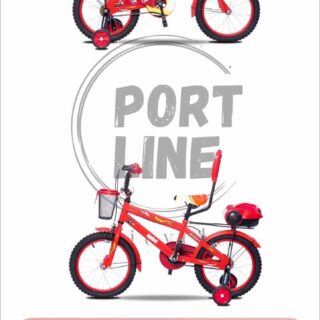 دوچرخه بچگانه برند پورت لاین مدل چیچک سایز 16 رنگ قرمز Kids Bicycle Port Line Chichak Size 16 Red