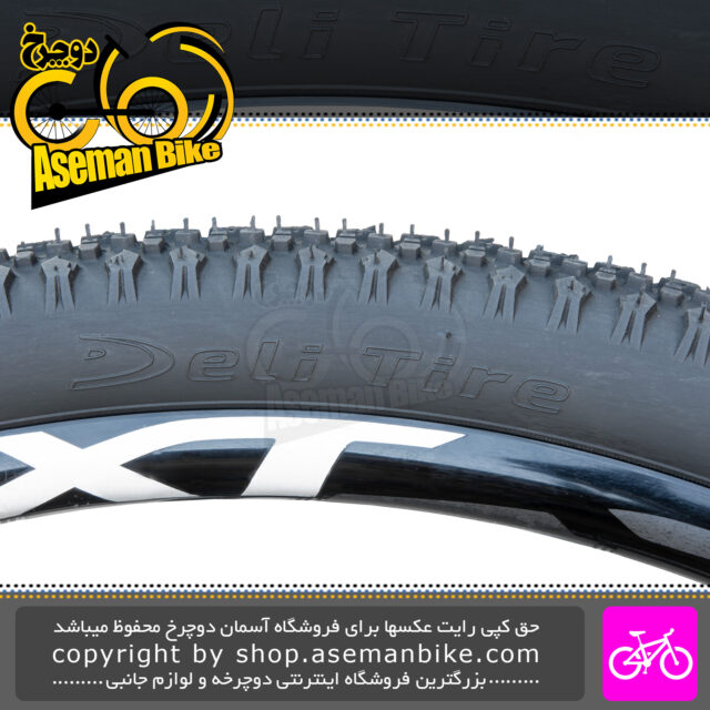 تایر لاستیک دوچرخه دلی مدل فستر سایز 27.5 در 1.90 Deli Tire 27.5 Tire Faster Bicycle 27.5x1.90