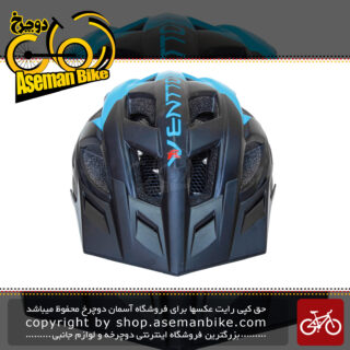 کلاه دوچرخه سواری راکی مدل HB-39 سایز 61-58 سانتی متر مشکی آبی Helmet Bicycle Rocky Size 61-58 CM HB3-9 Black Blue